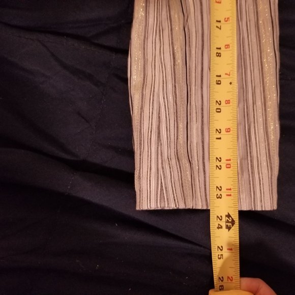 Fancy blazer, blue with gold thread, size M, NWOT - Picture 8 of 9